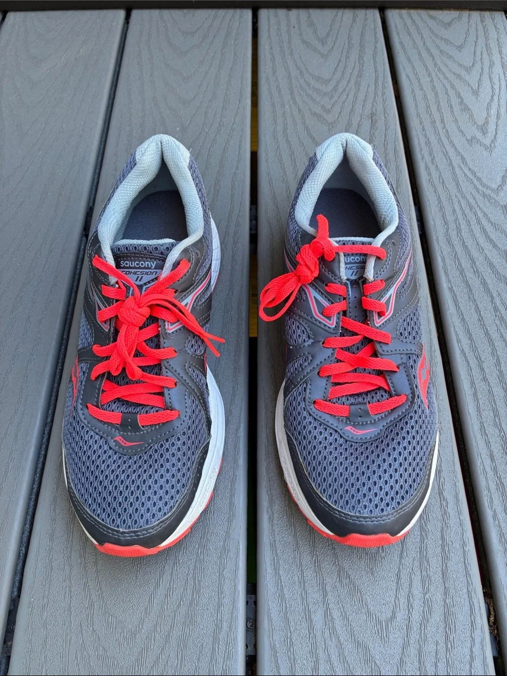Saucony Cohesion 11 Women's Running Sneakers Grey Size 9